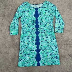 Lilly Pulitzer 3/4 Sleeved Dress Koala Print